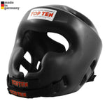 Kopfschutz „Full Protection“ mit Kinn- und Jochbeinschutz - schwarz, Gr. M